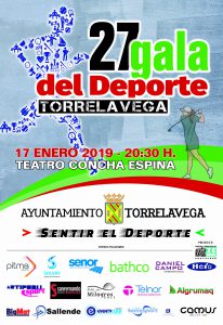 Cartel Gala del Deporte de Torrelavega 2019