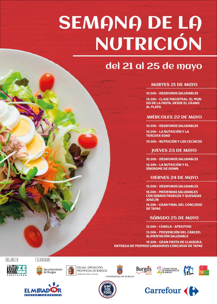 Agenda Semana de la Nutrición de Burgos